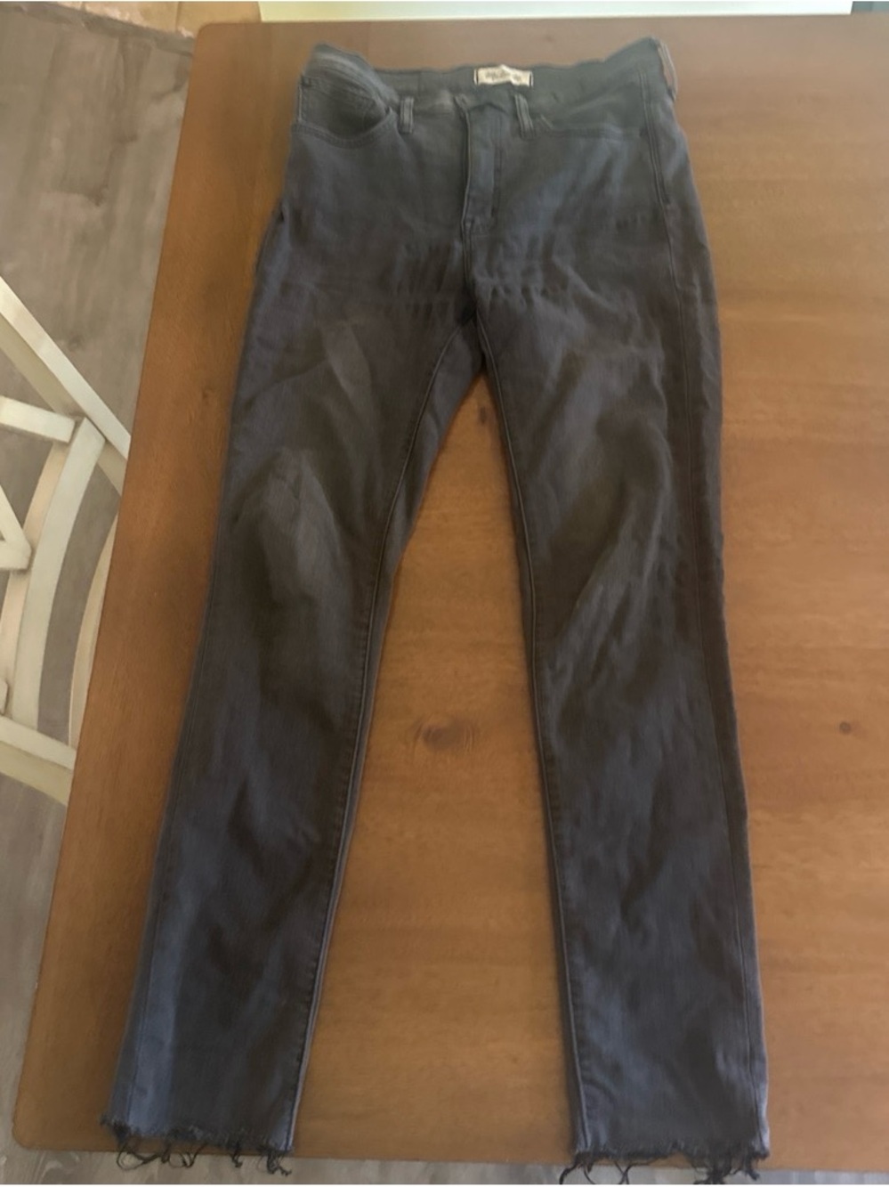 Madewell women’s Skinny Jeans in Faded Black